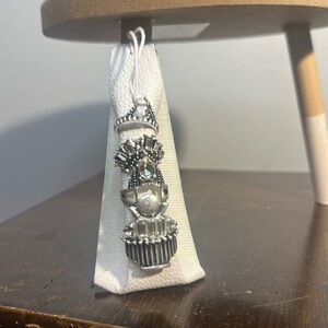 Free People Rhapsody Ring Set Silver Clear